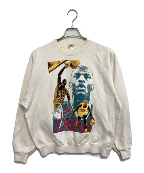 NIKE（ナイキ）NIKE (ナイキ) プリントスウェット ホワイト サイズ:Ｍの古着・服飾アイテム