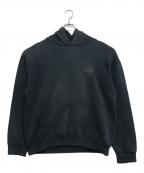 stussyステューシー）の古着「プルオーバーパーカー」｜ブラック