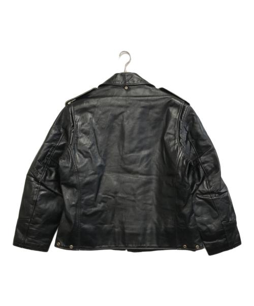 VINTAGE（ヴィンテージ）VINTAGE (ヴィンテージ) THIS GENUINE LEATHER GARMENT ブラック サイズ:44の古着・服飾アイテム