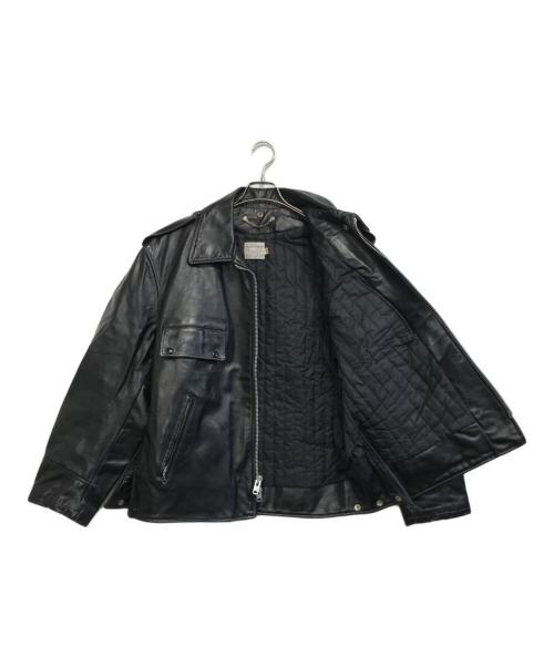 VINTAGE（ヴィンテージ）VINTAGE (ヴィンテージ) THIS GENUINE LEATHER GARMENT ブラック サイズ:44の古着・服飾アイテム