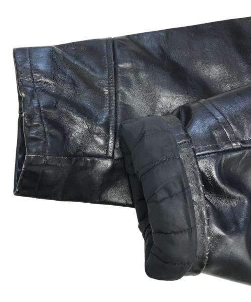 VINTAGE（ヴィンテージ）VINTAGE (ヴィンテージ) THIS GENUINE LEATHER GARMENT ブラック サイズ:44の古着・服飾アイテム