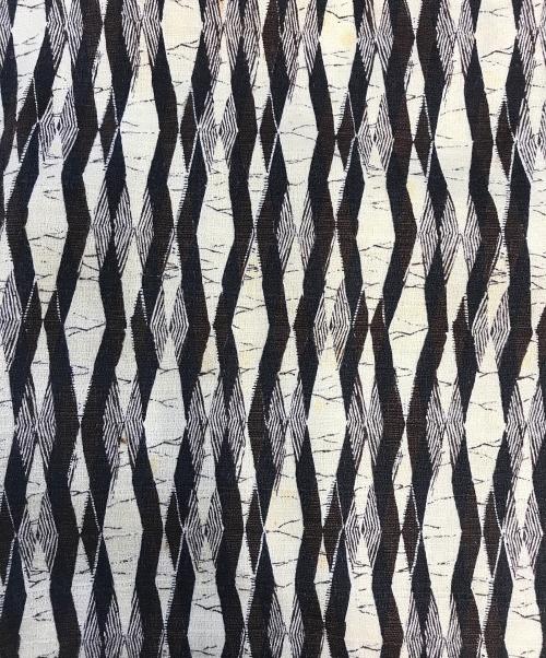 6(ROKU) BEAUTY&YOUTH（ロク ビューティーアンドユース）6(ROKU) BEAUTY&YOUTH (ロク ビューティーアンドユース) BATIK PRINT CAMISOLE DRESS ホワイト×ブラウン サイズ:Ｓの古着・服飾アイテム