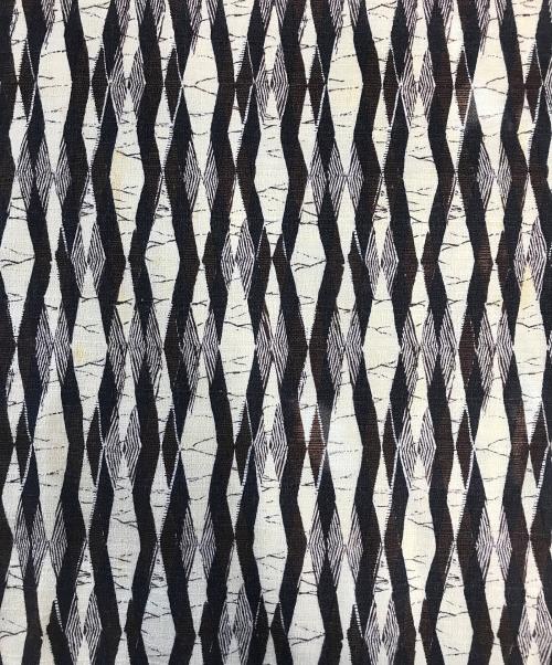 6(ROKU) BEAUTY&YOUTH（ロク ビューティーアンドユース）6(ROKU) BEAUTY&YOUTH (ロク ビューティーアンドユース) BATIK PRINT CAMISOLE DRESS ホワイト×ブラウン サイズ:Ｓの古着・服飾アイテム