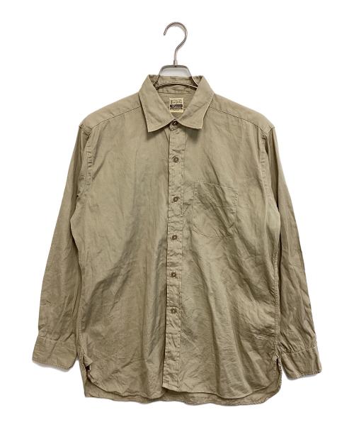 bendone（bendone）bendone (bendone) U.S.military poplin shirt ベージュ サイズ:不明の古着・服飾アイテム