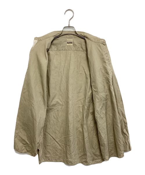 bendone（bendone）bendone (bendone) U.S.military poplin shirt ベージュ サイズ:不明の古着・服飾アイテム