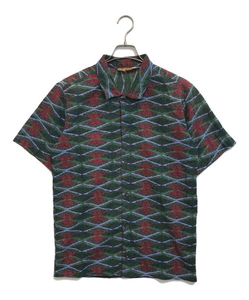 Patagonia（パタゴニア）Patagonia (パタゴニア) 総柄ACシャツシャツ グリーン サイズ:Lの古着・服飾アイテム
