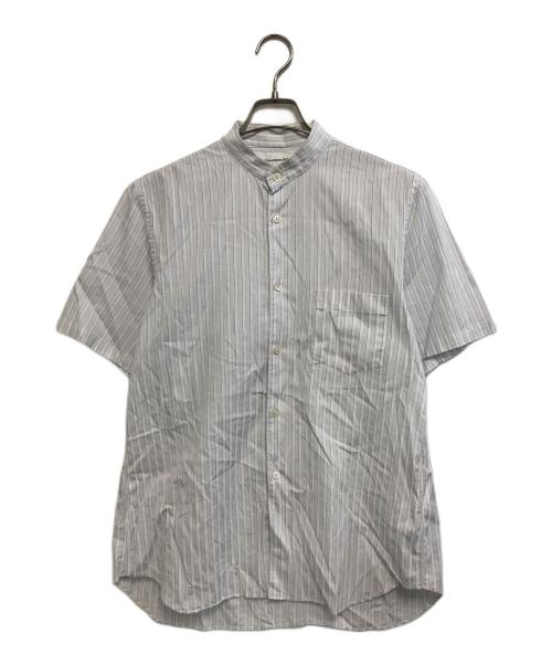COMME des GARCONS SHIRT（コムデギャルソンシャツ）COMME des GARCONS SHIRT (コムデギャルソンシャツ) ストライプS/Sシャツ ブルー サイズ:Mの古着・服飾アイテム