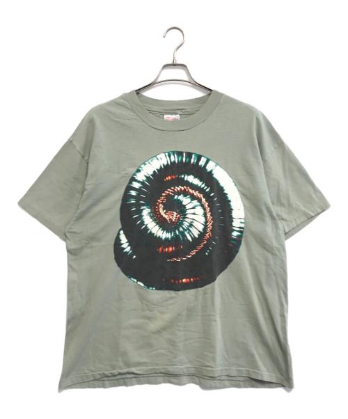 バンドTシャツ（バンドTシャツ）バンドTシャツ (バンドTシャツ) 90s Nine Inch Nails(ナインインチネイルズ) バンドTシャツ グリーン サイズ:XLの古着・服飾アイテム