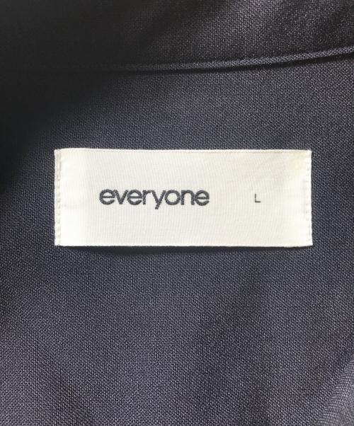 everyone（エブリワン）everyone (エブリワン) レギュラーカラーシャツ ネイビー サイズ:Lの古着・服飾アイテム