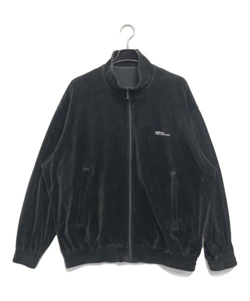 FreshService（フレッシュサービス）FreshService (フレッシュサービス) VELOUR JERSEY BLOUSON ブラック サイズ:Lの古着・服飾アイテム