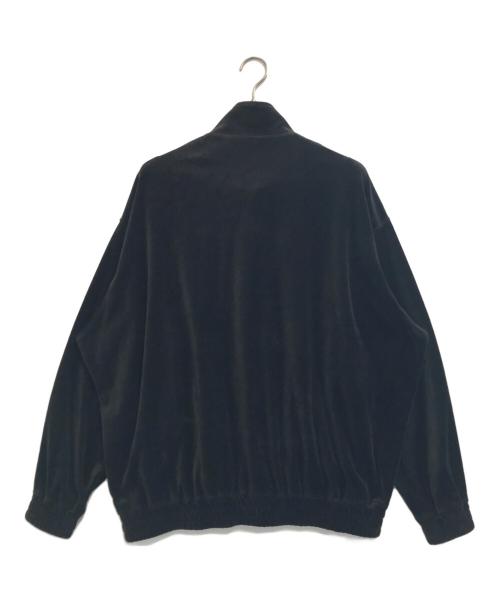 FreshService（フレッシュサービス）FreshService (フレッシュサービス) VELOUR JERSEY BLOUSON ブラック サイズ:Lの古着・服飾アイテム