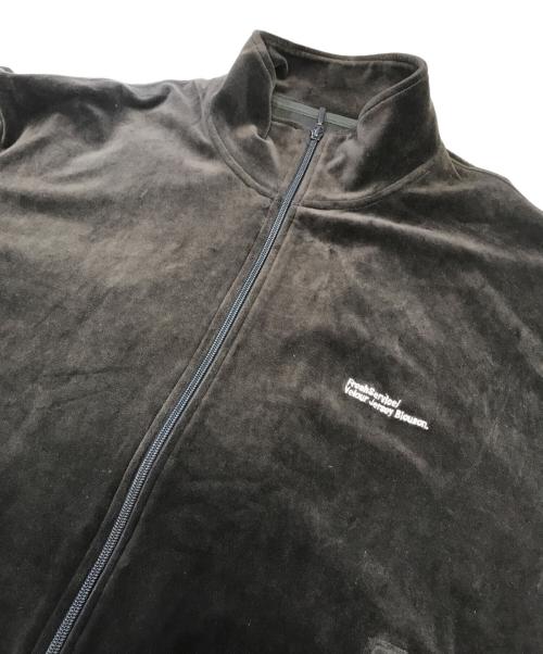 FreshService（フレッシュサービス）FreshService (フレッシュサービス) VELOUR JERSEY BLOUSON ブラック サイズ:Lの古着・服飾アイテム