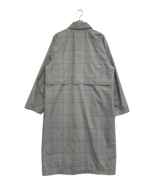 jieda（ジエダ）jieda (ジエダ) CHECK OVER COAT グレー サイズ:2の古着・服飾アイテム