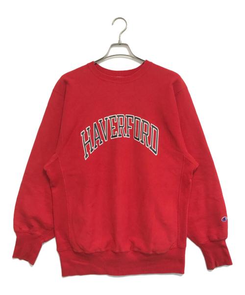 Champion（チャンピオン）Champion (チャンピオン) リバースウィーブスウェット レッド サイズ:X‐LARGEの古着・服飾アイテム