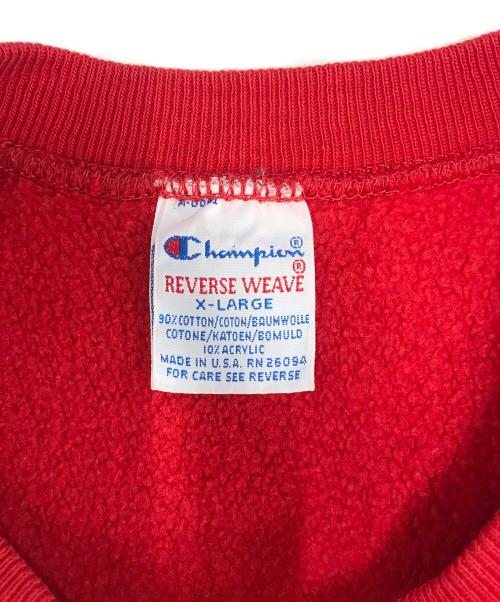 Champion（チャンピオン）Champion (チャンピオン) リバースウィーブスウェット レッド サイズ:X‐LARGEの古着・服飾アイテム