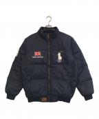 POLO RALPH LAURENポロ・ラルフローレン）の古着「中綿ジャケット」｜ネイビー
