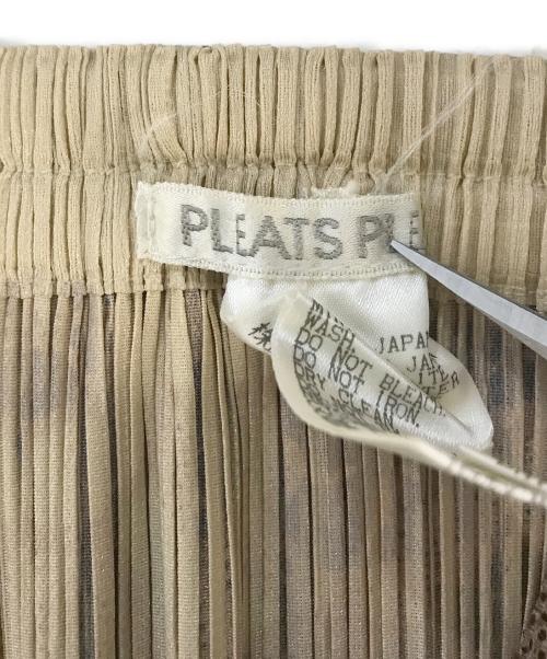 PLEATS PLEASE（プリーツプリーズ）PLEATS PLEASE (プリーツプリーズ) プリーツスカート ベージュ サイズ:3の古着・服飾アイテム