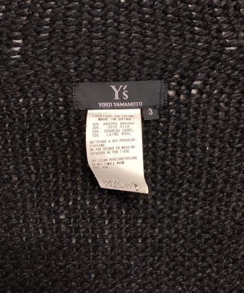Y's（ワイズ）Y's (ワイズ) スナップボタンニット ブラック サイズ:Sの古着・服飾アイテム