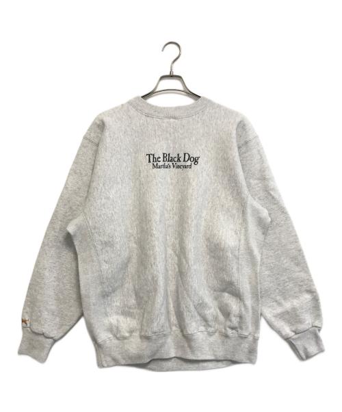 THE BLACK DOG（ブラックドッグ）THE BLACK DOG (ブラックドッグ) プリントスウェット グレー サイズ:XLの古着・服飾アイテム