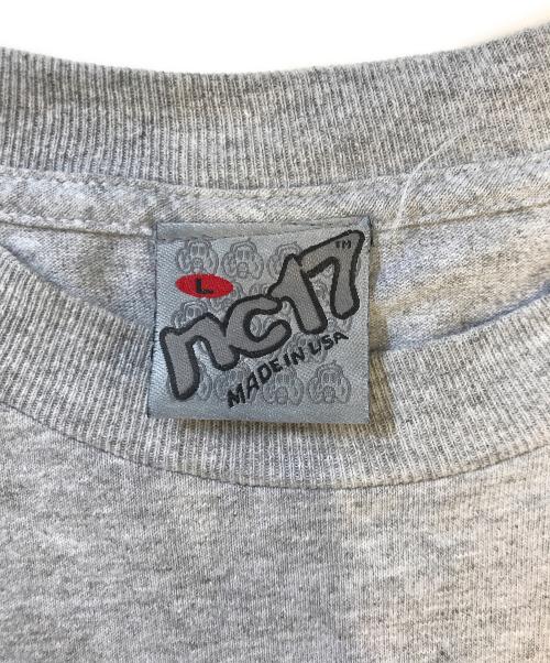 nc17（nc17）nc17 (nc17) プリントTシャツ グレー サイズ:Lの古着・服飾アイテム