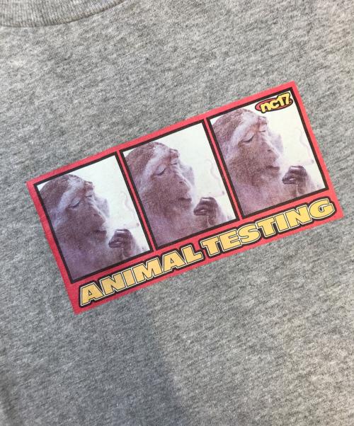 nc17（nc17）nc17 (nc17) プリントTシャツ グレー サイズ:Lの古着・服飾アイテム