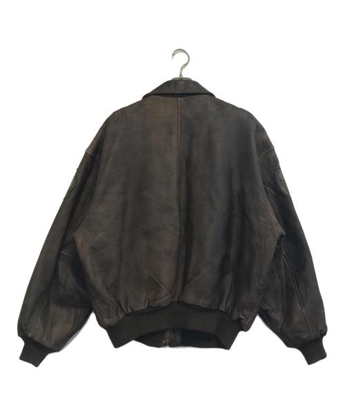 AVIREX（アヴィレックス）AVIREX (アヴィレックス) A-2レザージャケット ブラウン サイズ:Lの古着・服飾アイテム
