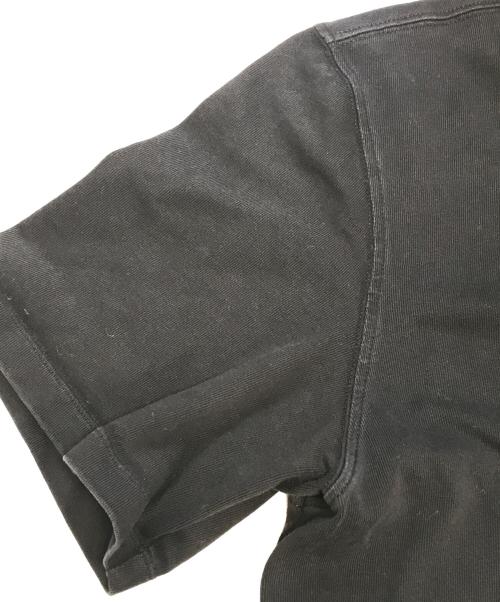 AMI Alexandre Mattiussi（アミアレクサンドルマテュッシ）AMI Alexandre Mattiussi (アミアレクサンドルマテュッシ) ハートロゴ刺繍Tシャツ ブラック サイズ:Sの古着・服飾アイテム