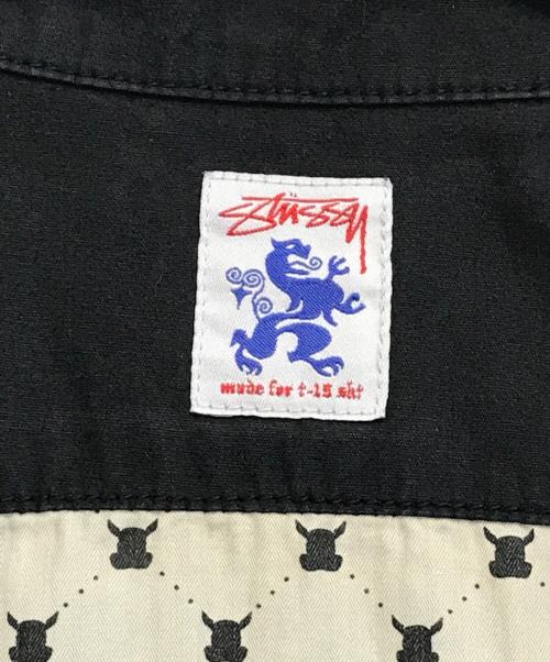 stussy（ステューシー）stussy (ステューシー) スカルプリントジップアップジャケット ブラック サイズ:Sの古着・服飾アイテム