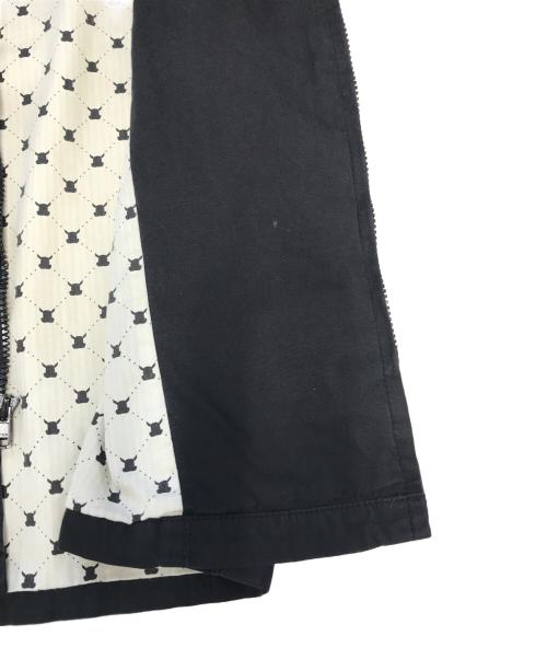 stussy（ステューシー）stussy (ステューシー) スカルプリントジップアップジャケット ブラック サイズ:Sの古着・服飾アイテム
