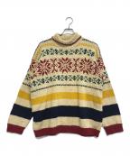 POLO COUNTRYポロカントリー）の古着「ノルディックタートルネックニット」｜ホワイト