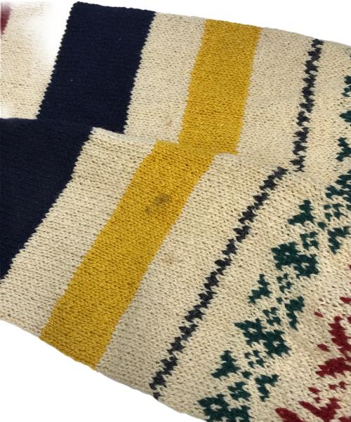 POLO COUNTRY（ポロカントリー）POLO COUNTRY (ポロカントリー) ノルディックタートルネックニット ホワイト サイズ:Lの古着・服飾アイテム