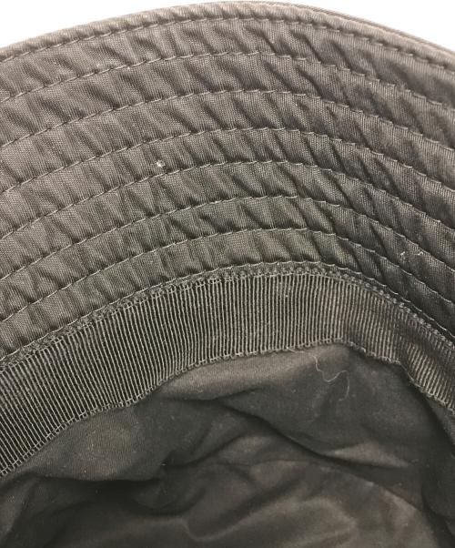 PRADA（プラダ）PRADA (プラダ) ナイロン 三角ロゴバケットハット ブラック サイズ:Lの古着・服飾アイテム