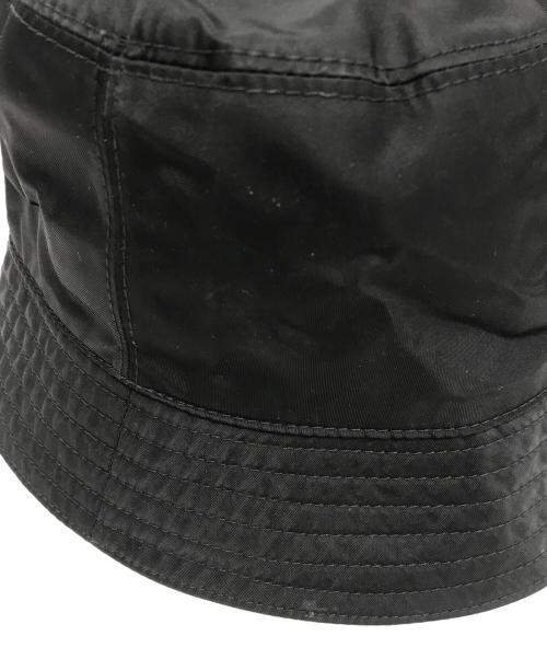PRADA（プラダ）PRADA (プラダ) ナイロン 三角ロゴバケットハット ブラック サイズ:Lの古着・服飾アイテム