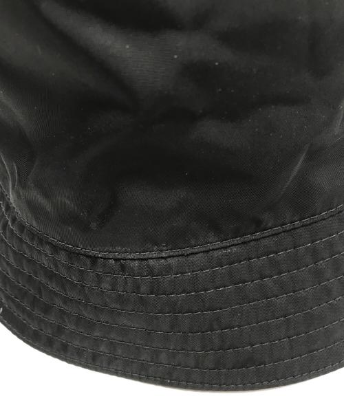 PRADA（プラダ）PRADA (プラダ) ナイロン 三角ロゴバケットハット ブラック サイズ:Lの古着・服飾アイテム
