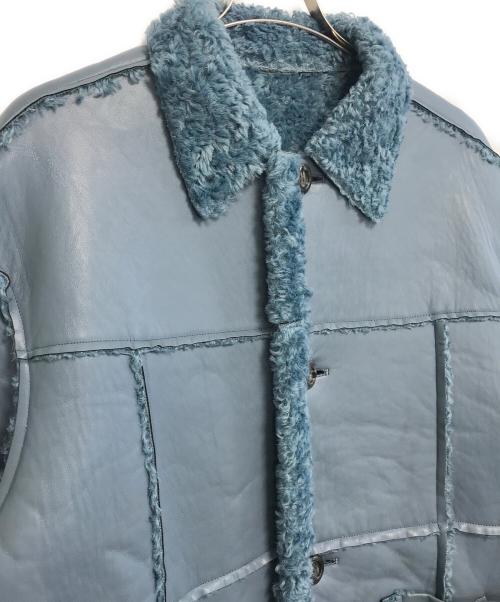 MAISON SPECIAL（メゾンスペシャル）MAISON SPECIAL (メゾンスペシャル) Reversible Vegan Mouton Coat ブルー サイズ:FREEの古着・服飾アイテム