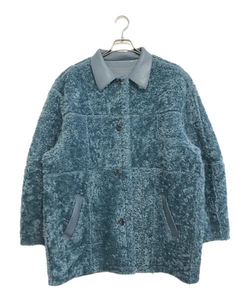 MAISON SPECIAL（メゾンスペシャル）MAISON SPECIAL (メゾンスペシャル) Reversible Vegan Mouton Coat ブルー サイズ:FREEの古着・服飾アイテム