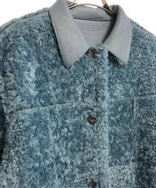 MAISON SPECIAL（メゾンスペシャル）MAISON SPECIAL (メゾンスペシャル) Reversible Vegan Mouton Coat ブルー サイズ:FREEの古着・服飾アイテム