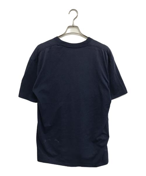 キャラクターTシャツ（キャラクターTシャツ）キャラクターTシャツ (キャラクターTシャツ) Disney HOT SPRINGS(ディズニー ホットスプリングス)プリントTシャツ ネイビー サイズ:XLの古着・服飾アイテム