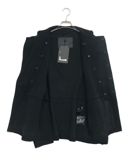 pretty green（プリティーグリーン）Pretty Green (プリティーグリーン) Retro Mod Suede Military Jacket ブラック サイズ:3の古着・服飾アイテム