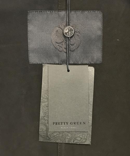 pretty green（プリティーグリーン）Pretty Green (プリティーグリーン) Retro Mod Suede Military Jacket ブラック サイズ:3の古着・服飾アイテム