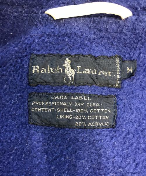 POLO RALPH LAUREN（ポロ・ラルフローレン）POLO RALPH LAUREN (ポロ・ラルフローレン) クッキーパッチフーデッドジャケット ホワイト サイズ:Mの古着・服飾アイテム