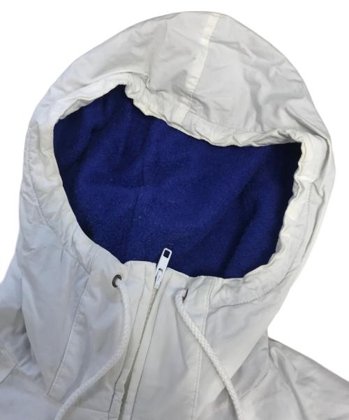 POLO RALPH LAUREN（ポロ・ラルフローレン）POLO RALPH LAUREN (ポロ・ラルフローレン) クッキーパッチフーデッドジャケット ホワイト サイズ:Mの古着・服飾アイテム