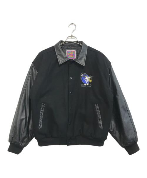 PLANET MARS（プラネットマーズ）PLANET MARS (プラネットマーズ) 切替スタジャン ブラック サイズ:Mの古着・服飾アイテム