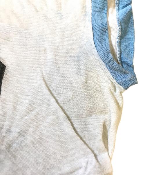 アーティストノースリーブTシャツ（アーティストノースリーブTシャツ）アーティストノースリーブTシャツ (アーティストノースリーブTシャツ) 80s STEVIE RAY VAUGHAN(スティーヴィー・レイ・ヴォーン) アーティストノースリーブTシャツ ホワイト サイズ:表記なしの古着・服飾アイテム