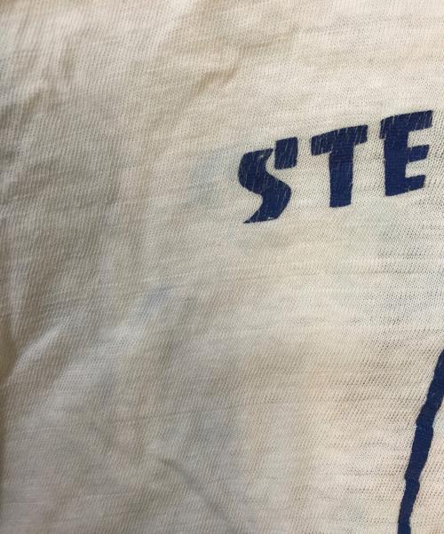 アーティストノースリーブTシャツ（アーティストノースリーブTシャツ）アーティストノースリーブTシャツ (アーティストノースリーブTシャツ) 80s STEVIE RAY VAUGHAN(スティーヴィー・レイ・ヴォーン) アーティストノースリーブTシャツ ホワイト サイズ:表記なしの古着・服飾アイテム