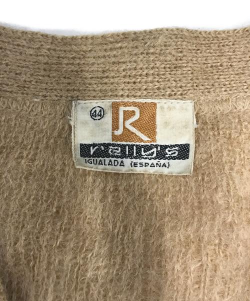 VINTAGE（ヴィンテージ）VINTAGE (ヴィンテージ) モヘアカーディガン ベージュ サイズ:44の古着・服飾アイテム