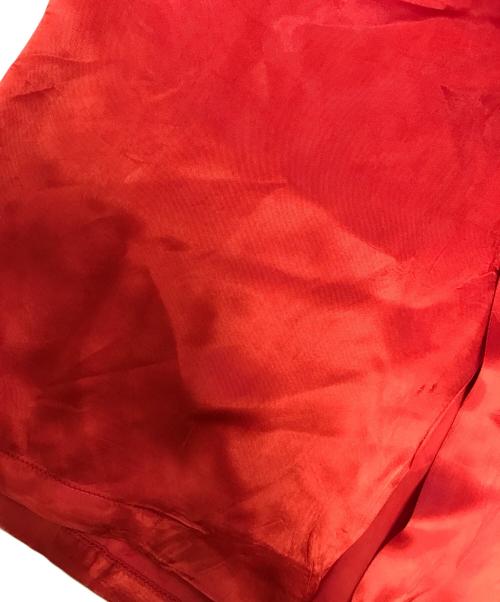 Bowler's（ボウラーズ）Bowler's (ボウラーズ) サテンシャツ レッド サイズ:Mの古着・服飾アイテム