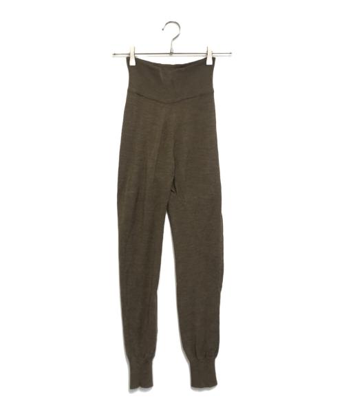 COMME des GARCONS（コムデギャルソン）COMME des GARCONS (コムデギャルソン) 90’s レギンスニットパンツ オリーブ サイズ:表記なしの古着・服飾アイテム