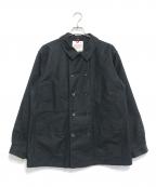 Le Sans Pareilル サン パレイユ）の古着「コットンモールスキン トラディショナル ダブルカバーオール」｜ブラック