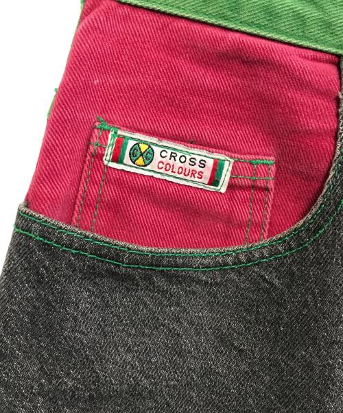 CROSS COLOURS（クロスカラーズ）CROSS COLOURS (クロスカラーズ) デニムパンツ マルチカラー サイズ:30の古着・服飾アイテム